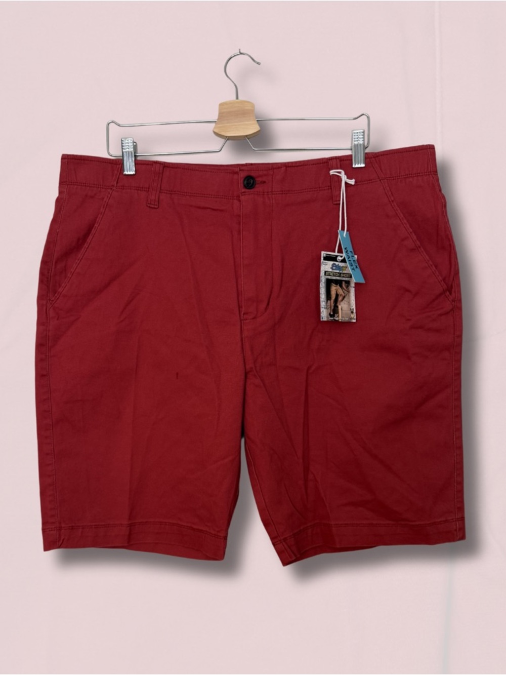 Plugg Men's Deep Red Everyday Cotton Shorts